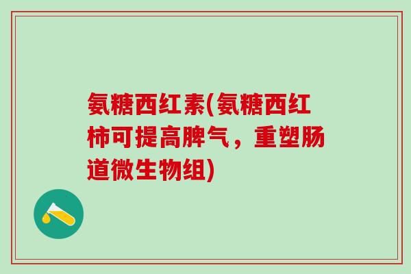 氨糖西红素(氨糖西红柿可提高脾气,重塑肠道微生物组)-第1张图片-氨糖科普网 氨糖西红素(氨糖西红柿可提高脾气,重塑肠道微生物组)-第1张图片-氨糖科普网