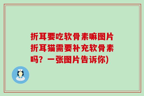 折耳要吃软骨素嘛图片折耳猫需要补充软骨素吗?一张图片告诉你)-第1张图片-氨糖科普网 折耳要吃软骨素嘛图片折耳猫需要补充软骨素吗?一张图片告诉你)-第1张图片-氨糖科普网