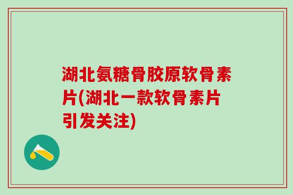 湖北氨糖骨胶原软骨素片(湖北一款软骨素片引发关注)-第1张图片-氨糖科普网