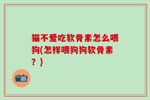 猫不爱吃软骨素怎么喂狗(怎样喂狗狗软骨素?)-第1张图片-氨糖科普网 猫不爱吃软骨素怎么喂狗(怎样喂狗狗软骨素?)-第1张图片-氨糖科普网