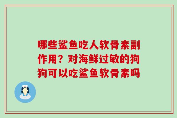 哪些鲨鱼吃人软骨素副作用?对海鲜过敏的狗狗可以吃鲨鱼软骨素吗-第1张图片-氨糖科普网 哪些鲨鱼吃人软骨素副作用?对海鲜过敏的狗狗可以吃鲨鱼软骨素吗-第1张图片-氨糖科普网