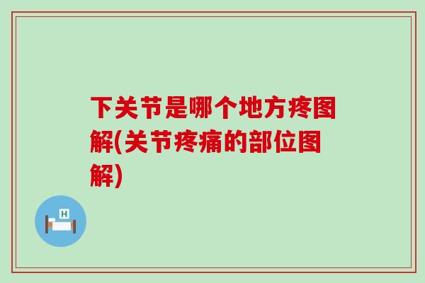 下关节是哪个地方疼图解(关节疼痛的部位图解)-第1张图片-氨糖科普网 下关节是哪个地方疼图解(关节疼痛的部位图解)-第1张图片-氨糖科普网