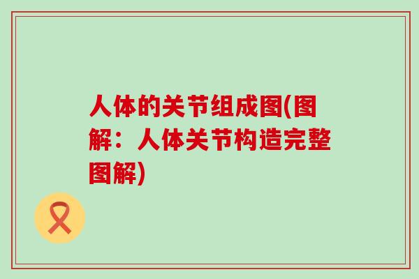 人体的关节组成图(图解:人体关节构造完整图解)-第1张图片-氨糖科普网 人体的关节组成图(图解:人体关节构造完整图解)-第1张图片-氨糖科普网