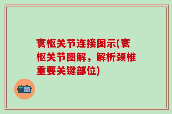 寰枢关节连接图示(寰枢关节图解,解析颈椎重要关键部位)-第1张图片-氨糖科普网 寰枢关节连接图示(寰枢关节图解,解析颈椎重要关键部位)-第1张图片-氨糖科普网