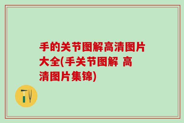 手的关节图解高清图片大全(手关节图解 高清图片集锦)-第1张图片-氨糖科普网 手的关节图解高清图片大全(手关节图解 高清图片集锦)-第1张图片-氨糖科普网