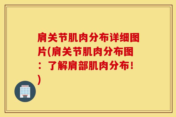 肩关节肌肉分布详细图片(肩关节肌肉分布图:了解肩部肌肉分布!)-第1张图片-氨糖科普网 肩关节肌肉分布详细图片(肩关节肌肉分布图:了解肩部肌肉分布!)-第1张图片-氨糖科普网