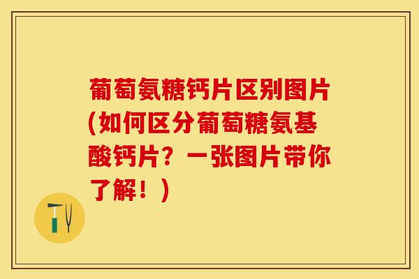 葡萄氨糖钙片区别图片(如何区分葡萄糖氨基酸钙片?一张图片带你了解!)-第1张图片-氨糖科普网 葡萄氨糖钙片区别图片(如何区分葡萄糖氨基酸钙片?一张图片带你了解!)-第1张图片-氨糖科普网