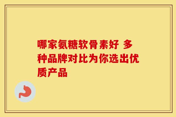 哪家氨糖软骨素好 多种品牌对比为你选出优质产品-第1张图片-氨糖科普网 哪家氨糖软骨素好 多种品牌对比为你选出优质产品-第1张图片-氨糖科普网