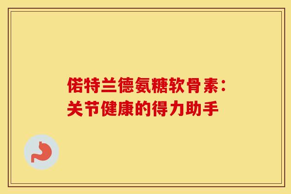 偌特兰德氨糖软骨素:关节健康的得力助手-第1张图片-氨糖科普网 偌特兰德氨糖软骨素:关节健康的得力助手-第1张图片-氨糖科普网