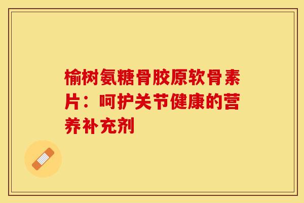 榆树氨糖骨胶原软骨素片：呵护关节健康的营养补充剂-第1张图片-氨糖科普网